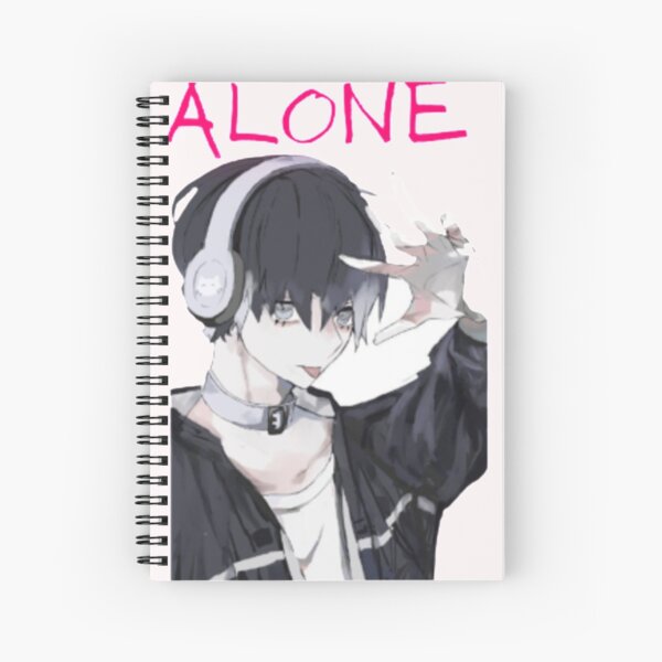 Anime Boy Spiral Notebook for Sale by Dr. Designer