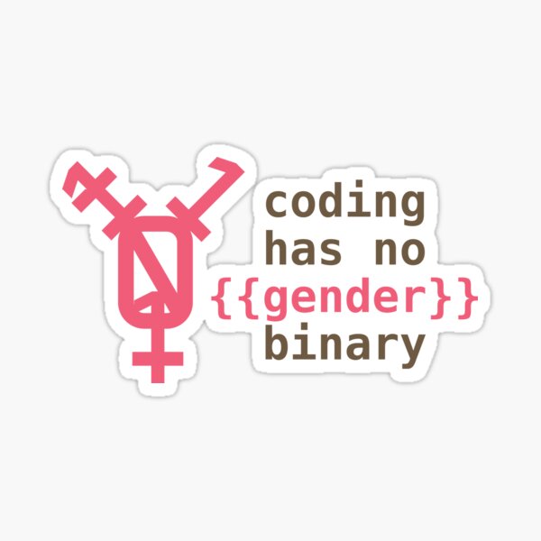 Code Has No Binary Sticker