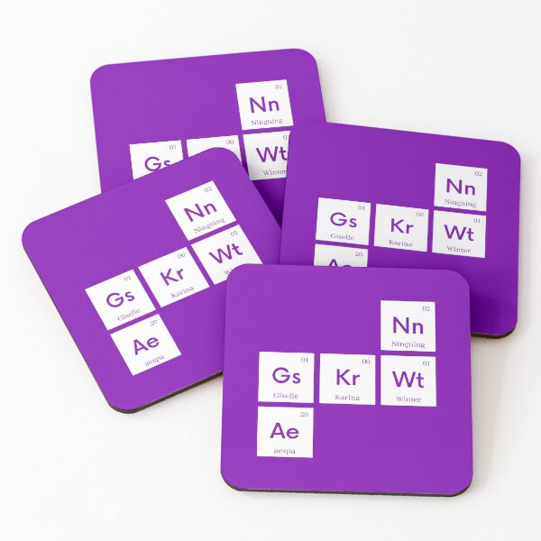 Item preview, aespa Periodic Table designed and sold by helloharu.