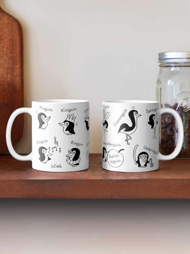 Thumbnail 2 von 6, Kaffeebecher, Pinguinparty designt und verkauft von islieb.