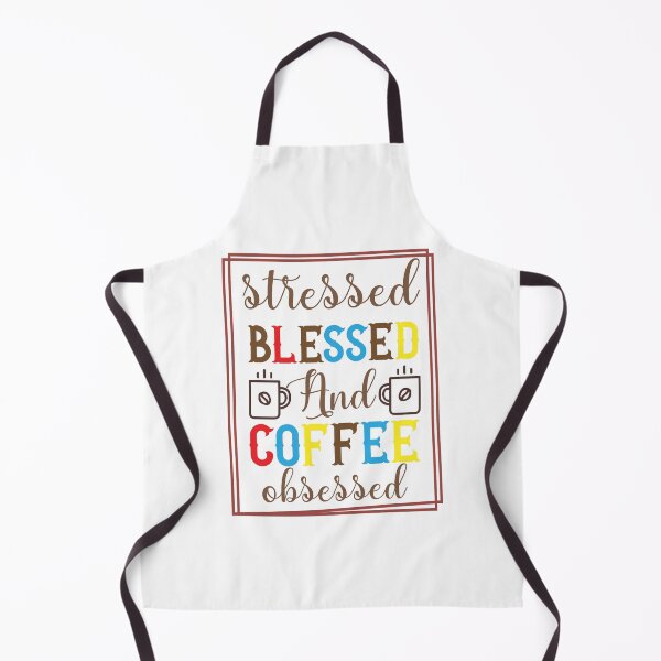Item preview, Stressed Blessed And Coffee Obsessed - Trendy Coffee Is a Hug In a Mug Quote For Coffee Lovers and Coffee Addicts designed and sold by Prince - Bestseller ★★★★★.