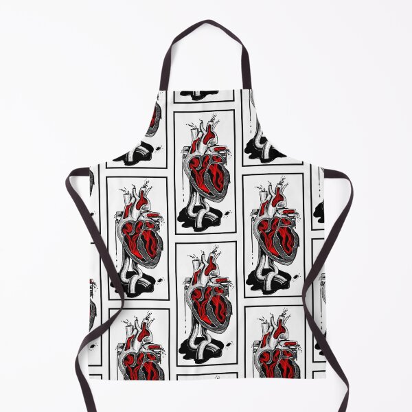 Item preview, Vessel- Anatomical heart (monochromatic illustration on white) designed and sold by Anicatattoos.