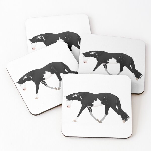 Item preview, Black Overo Paint Horse - Equine Rampaige designed and sold by equinerampaige.