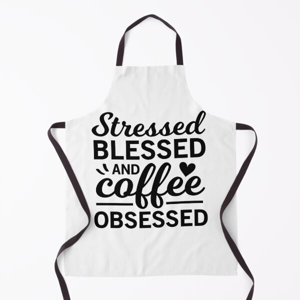 Item preview, Stressed Blessed And Coffee Obsessed - Trendy Coffee Is a Hug In a Mug Quote For Coffee Lovers and Coffee Addicts designed and sold by Prince - Bestseller ★★★★★.
