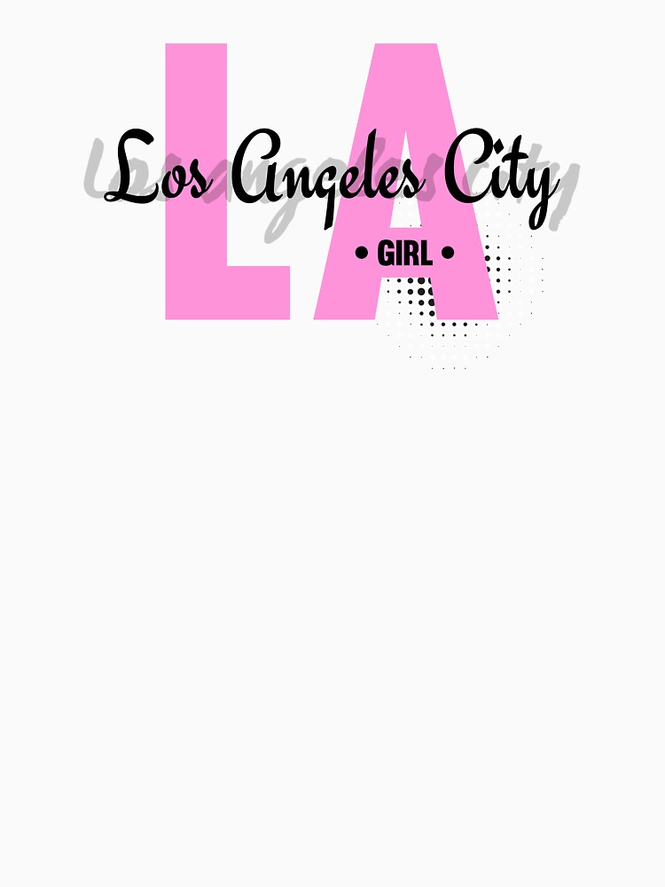  LOS ANGELES, LA T-Shirt Design T-Shirt : Clothing