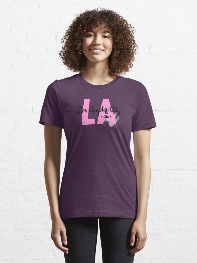 City of Los Angeles Women's Fitted Crew Neck Shirt