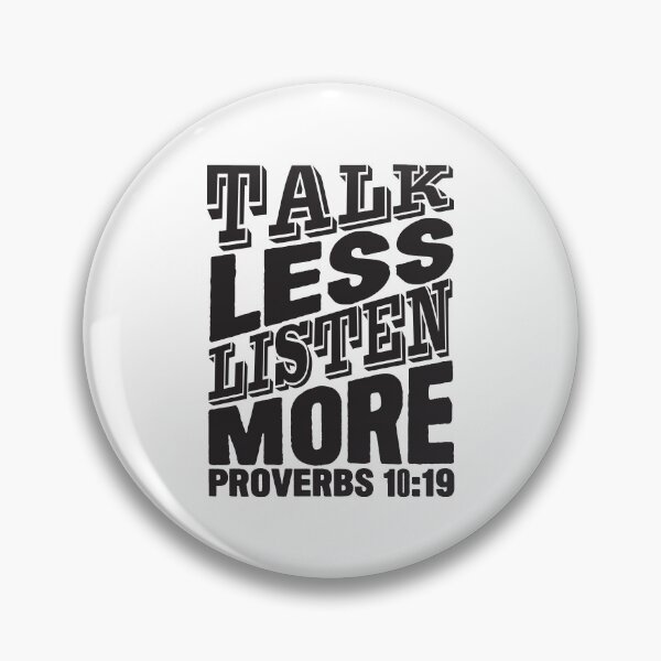 Item preview, Talk Less Listen More designed and sold by plushism.