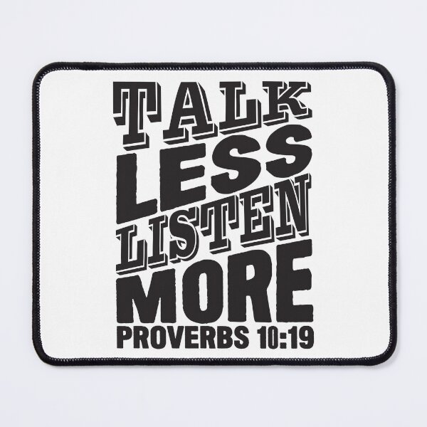 Item preview, Talk Less Listen More designed and sold by plushism.
