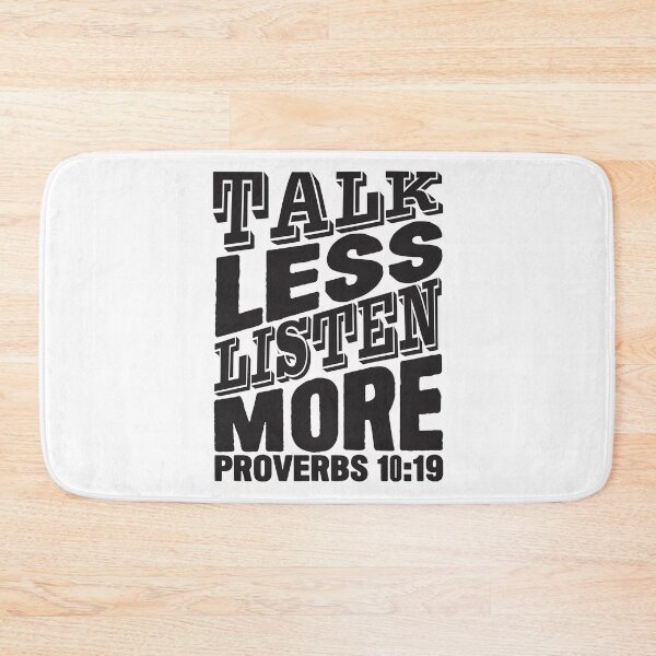 Item preview, Talk Less Listen More designed and sold by plushism.