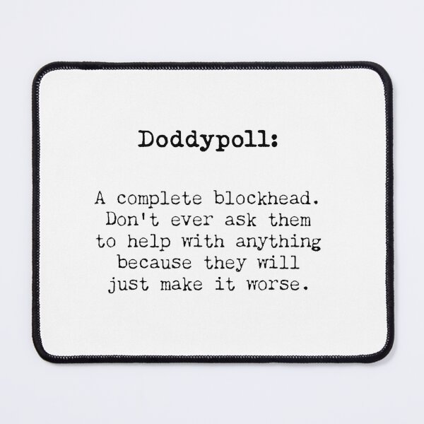 Item preview, Doddypoll -A Wordy Alternative from the Great British Archaic Dictionary! designed and sold by Jules Smith.