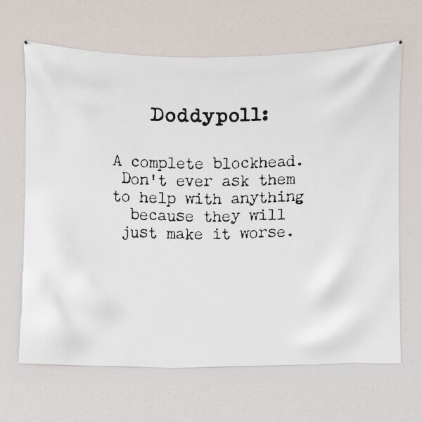 Item preview, Doddypoll -A Wordy Alternative from the Great British Archaic Dictionary! designed and sold by Jules Smith.