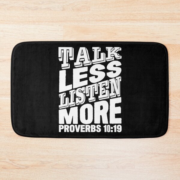 Item preview, Talk Less Listen More designed and sold by plushism.