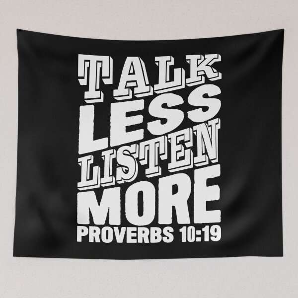 Item preview, Talk Less Listen More designed and sold by plushism.