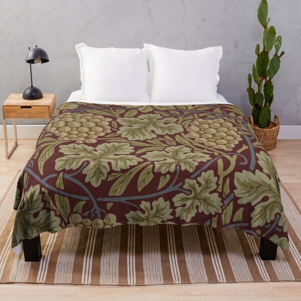 Item preview, William Morris Vintage Grape Wallpaper Pattern designed and sold by antiqueart.