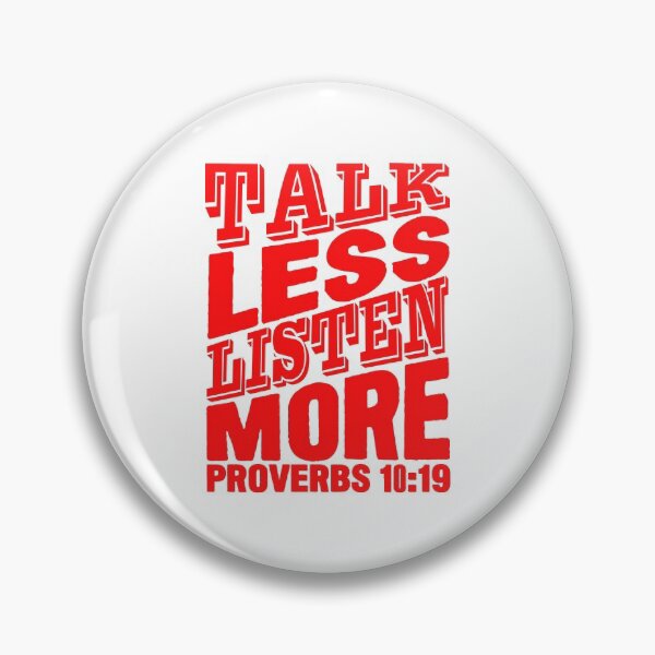 Item preview, Talk Less Listen More designed and sold by plushism.