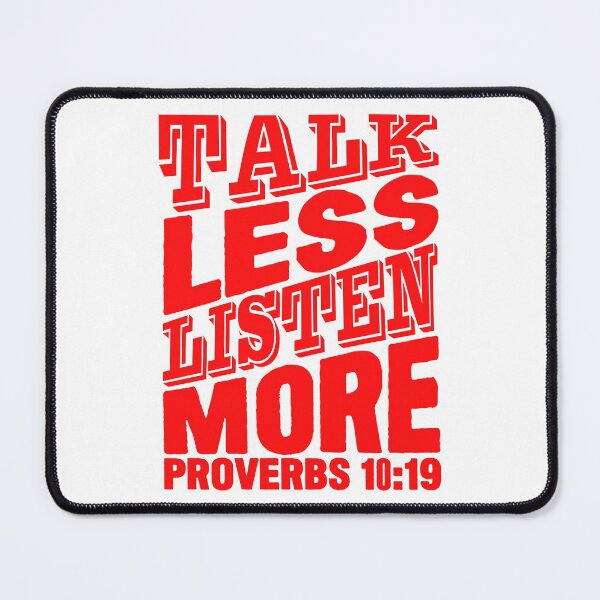 Item preview, Talk Less Listen More designed and sold by plushism.