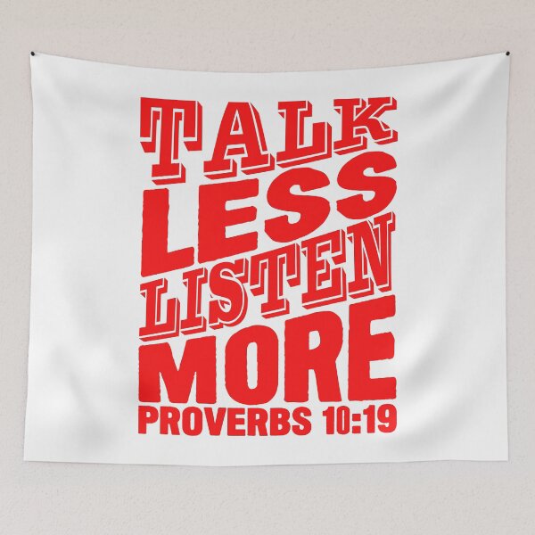Item preview, Talk Less Listen More designed and sold by plushism.