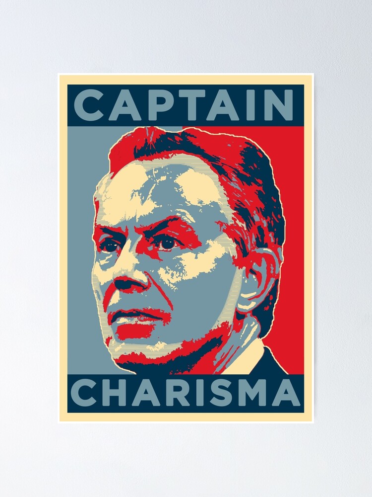 "Tony Blair Poster" Poster by SecondFloorDogs | Redbubble