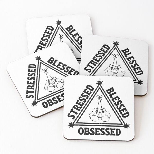 Item preview, Boxing: Stressed. Blessed. Obsessed. designed and sold by TheGreenGoat.
