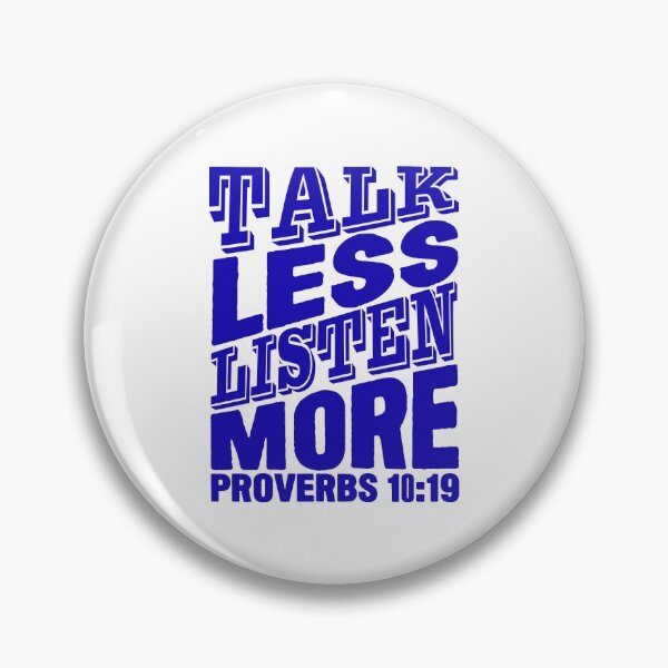Item preview, Talk Less Listen More designed and sold by plushism.