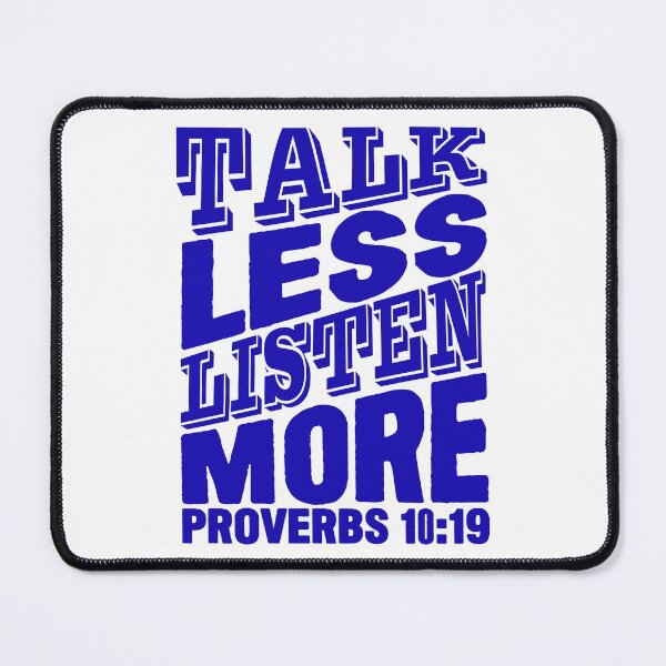 Item preview, Talk Less Listen More designed and sold by plushism.