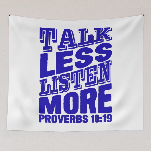 Item preview, Talk Less Listen More designed and sold by plushism.