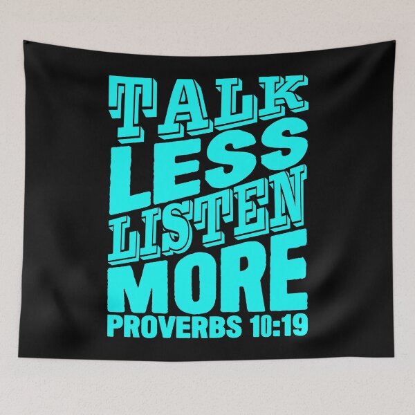 Item preview, Talk Less Listen More designed and sold by plushism.