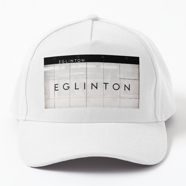Eglinton Toronto Subway Sign Baseball Cap