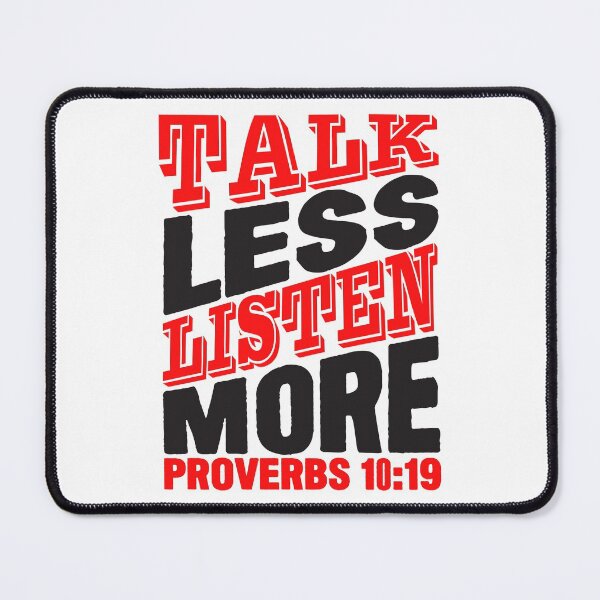 Item preview, Talk Less Listen More designed and sold by plushism.