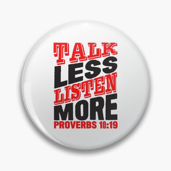 Item preview, Talk Less Listen More designed and sold by plushism.