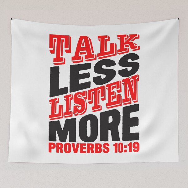 Item preview, Talk Less Listen More designed and sold by plushism.