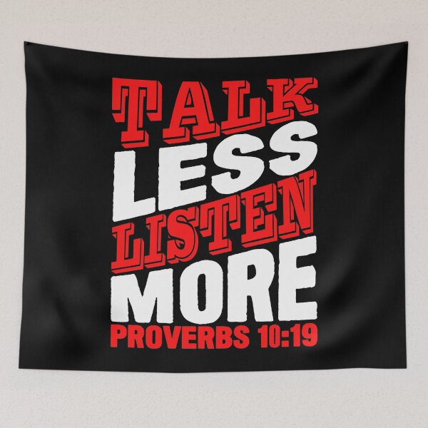Item preview, Talk Less Listen More designed and sold by plushism.