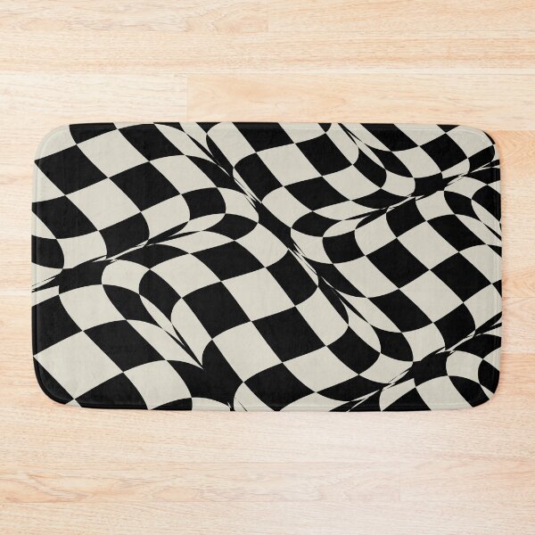 Artikelvorschau, Black and Tan Distorted Checkerboard Pattern Pairs Dulux 2022 Popular Colour Fossil Hunting - Color Trends entworfen und verkauft von ColorOfTheYears.
