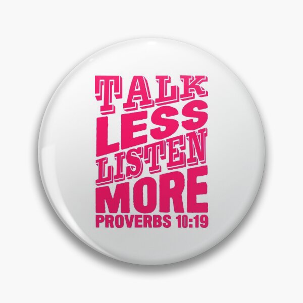 Item preview, Talk Less Listen More designed and sold by plushism.