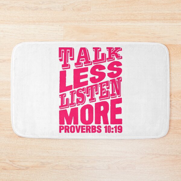 Item preview, Talk Less Listen More designed and sold by plushism.