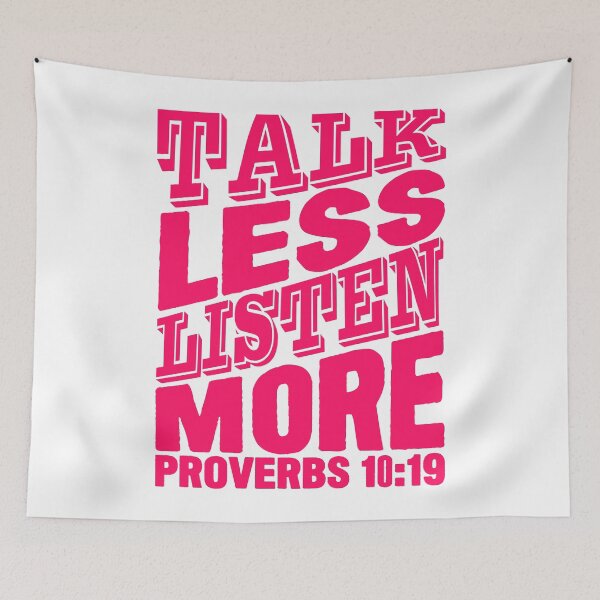 Item preview, Talk Less Listen More designed and sold by plushism.
