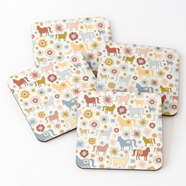 Item preview, Horses In The Flower Garden designed and sold by ZophiaSolaris.