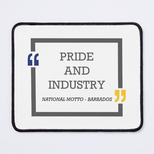 Item preview, Barbados National Motto designed and sold by IdentiTee Studios.