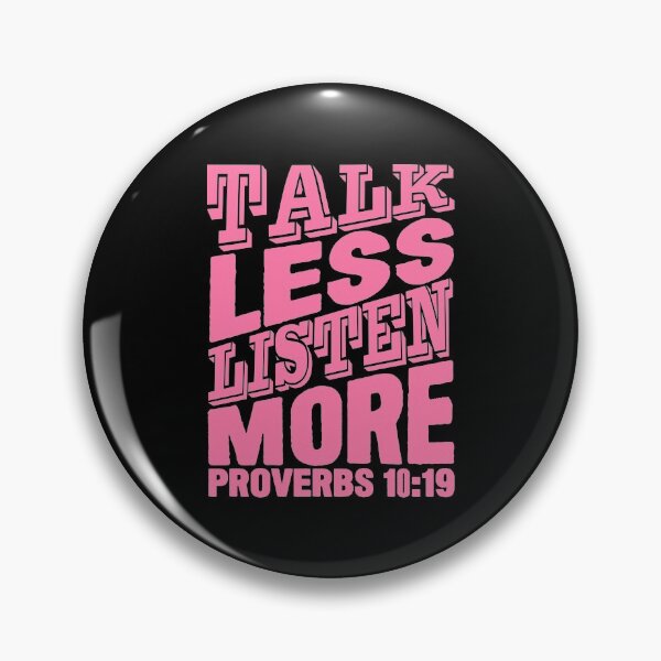 Item preview, Talk Less Listen More designed and sold by plushism.
