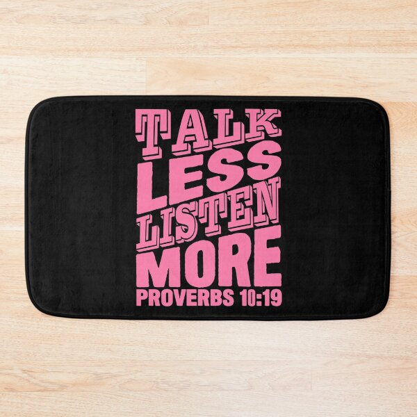 Item preview, Talk Less Listen More designed and sold by plushism.