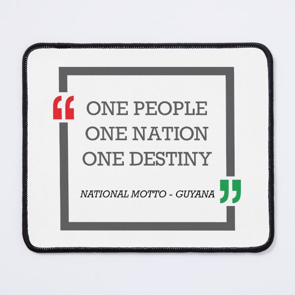 Item preview, Guyana National Motto designed and sold by IdentiTee Studios.
