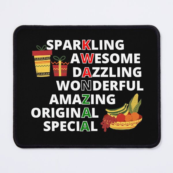 Item preview, Kwanzaa acrostic poem designed and sold by FancifulDesign.