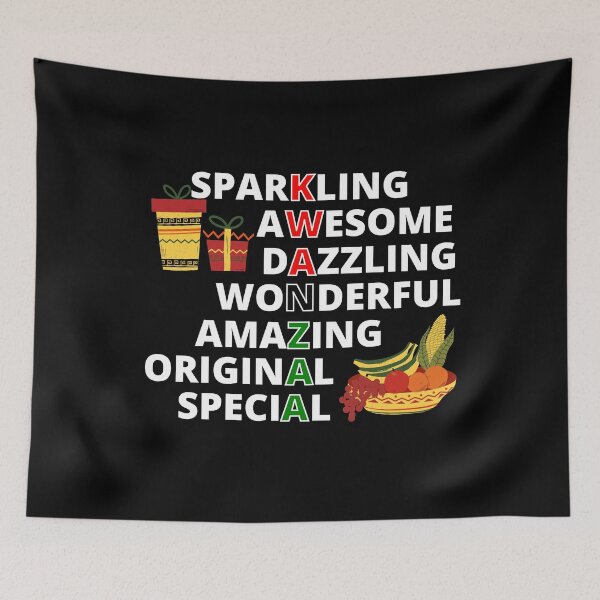 Item preview, Kwanzaa acrostic poem designed and sold by FancifulDesign.