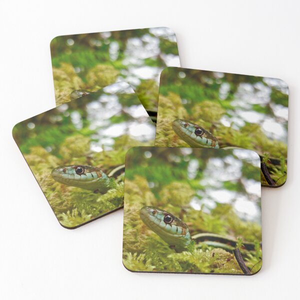 Item preview, Garter Snake In Moss designed and sold by Rebekah Slick.