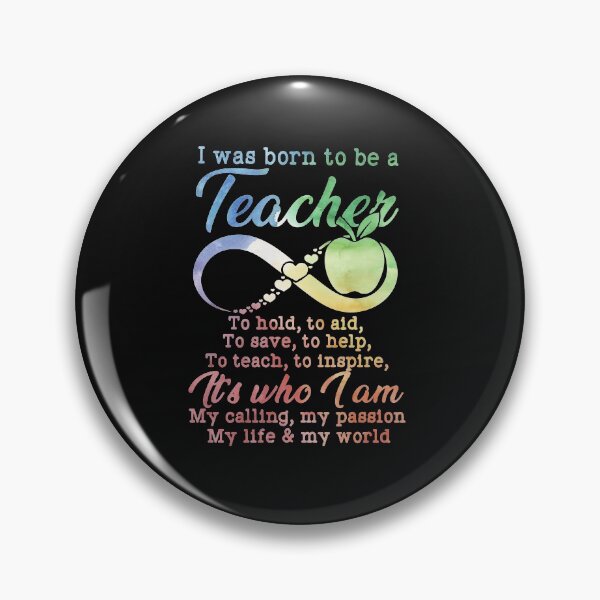 Item preview, i was born to be a teacher designed and sold by monicafarring.