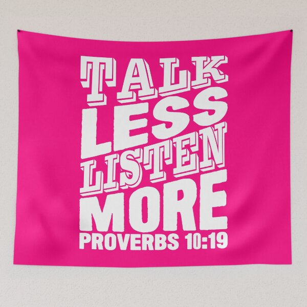 Item preview, Talk Less Listen More designed and sold by plushism.