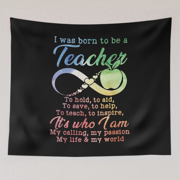 Item preview, i was born to be a teacher designed and sold by monicafarring.
