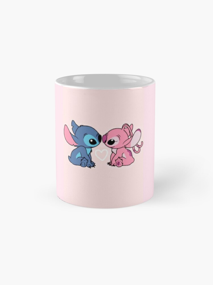 Disney STITCH AND ANGEL CERAMIC MUG (15 OZ) - With Inside Printing