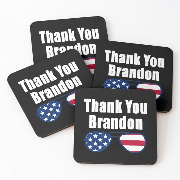 Item preview, Thank You Brandon Hashtag Pro Anti Republican Democrat Biden Trump designed and sold by Jason Gilbert.