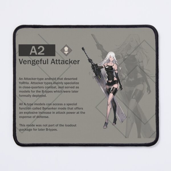 Item preview, A2 - Vengeful Attacker (Nier Reincarnation) designed and sold by VelvetZone.